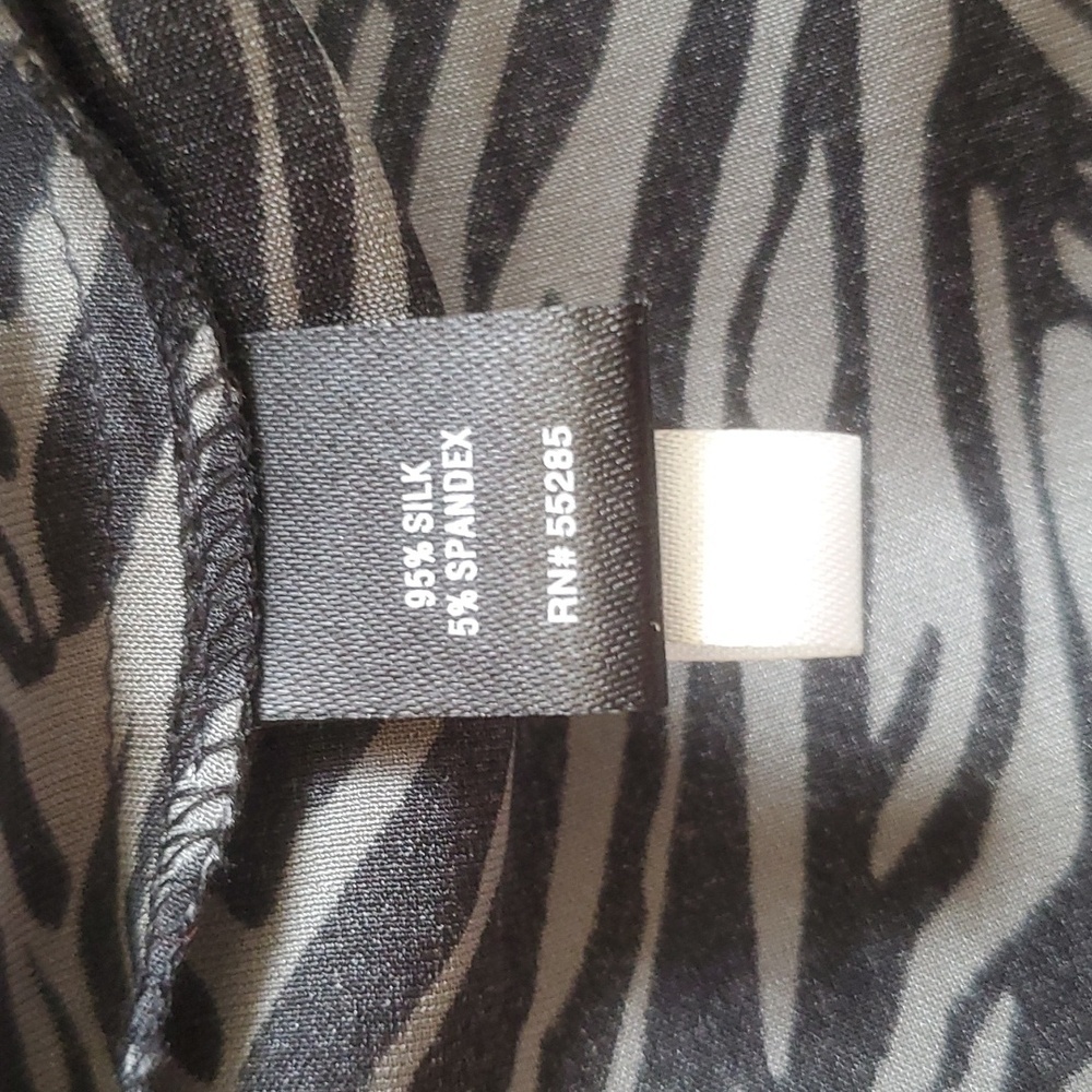 Nwt Express Silk Dress womens sz l - Picture 4 of 4